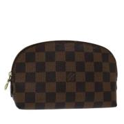 Pre-owned Canvas pouches Louis Vuitton Vintage , Brown , Dames