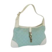 Pre-owned Canvas gucci-bags Gucci Vintage , Blue , Dames