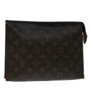 Pre-owned Canvas pouches Louis Vuitton Vintage , Brown , Dames