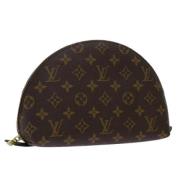 Pre-owned Canvas pouches Louis Vuitton Vintage , Brown , Dames