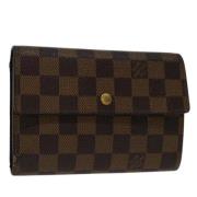 Pre-owned Canvas wallets Louis Vuitton Vintage , Brown , Dames