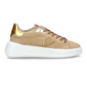 Gouden Gloed Nubuck Sneakers Vrouwen Philippe Model , Multicolor , Dam...