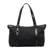 Pre-owned Canvas gucci-bags Gucci Vintage , Black , Dames