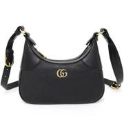 Pre-owned Leather gucci-bags Gucci Vintage , Black , Dames