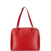 Pre-owned Leather louis-vuitton-bags Louis Vuitton Vintage , Red , Dam...