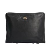 Pre-owned Leather gucci-bags Gucci Vintage , Black , Dames