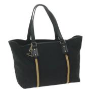 Pre-owned Canvas totes Gucci Vintage , Black , Dames