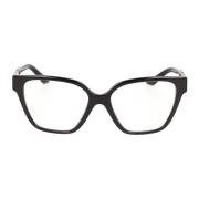 Cat Eye Acetaat Bril Versace , Black , Unisex