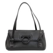 Pre-owned Leather handbags Salvatore Ferragamo Pre-owned , Black , Dam...