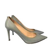 Pre-owned Leather heels Valentino Vintage , Blue , Dames