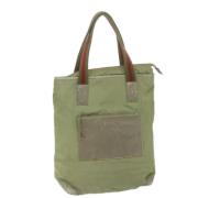 Pre-owned Canvas totes Gucci Vintage , Brown , Dames