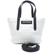 Pre-owned Fabric handbags Jimmy Choo Pre-owned , White , Dames