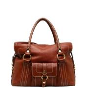 Pre-owned Leather handbags Celine Vintage , Brown , Dames