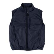 Gewatteerde Hoognek Gilet Aspesi , Blue , Heren