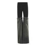 Hybride Denim Broek Coperni , Black , Dames