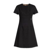 Tweed jurk Dolce & Gabbana , Black , Dames