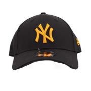 Yankees Zwarte Baseballpet New Era , Black , Heren