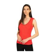 Mouwloze Top Guess , Orange , Dames