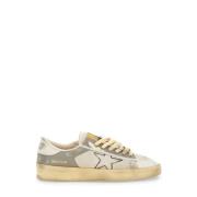 Beige Sneakers met Geborduurde Ster Golden Goose , Beige , Heren