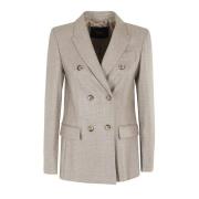 Modieuze Jas Seventy , Beige , Dames