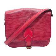 Pre-owned Leather louis-vuitton-bags Louis Vuitton Vintage , Red , Dam...