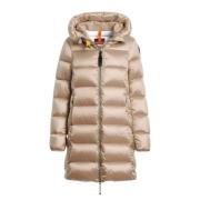 Stijlvolle Functionele Jas voor Vrouwen Parajumpers , Beige , Dames