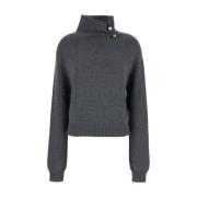 Grijze High Neck Sweater Philosophy di Lorenzo Serafini , Gray , Dames