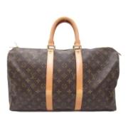 Pre-owned Canvas louis-vuitton-bags Louis Vuitton Vintage , Brown , Da...