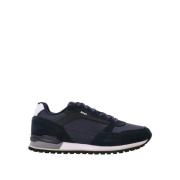 Sportieve Hedendaagse Sneakers Boss , Blue , Heren