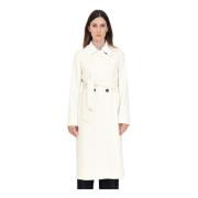 Witte Damesjas Bcollag Model Max Mara , White , Dames