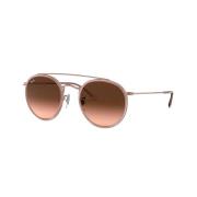 Metalen zonnebril in koper met bruine degradatie Ray-Ban , Brown , Uni...