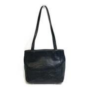 Pre-owned Leather chanel-bags Chanel Vintage , Black , Dames