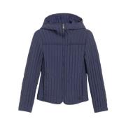 Gewatteerde Jas met Capuchon Trussardi , Blue , Dames