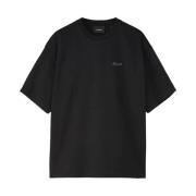 Minimalistisch Geborduurd Oversized T-Shirt Axel Arigato , Black , Her...