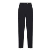 Dames Chino Broek, Synthetisch Materiaal Kaos , Black , Dames