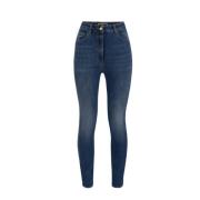 Stijlvolle Jurk Collectie Elisabetta Franchi , Blue , Dames