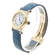 Pre-owned Stainless Steel watches Cartier Vintage , Blue , Dames