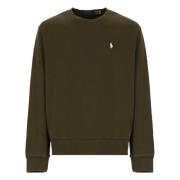 Groene Katoenen Crew Neck Sweatshirt Ralph Lauren , Green , Heren