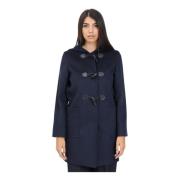 Blauwe Dufflejas met Toggle Sluitingen Max Mara , Blue , Dames