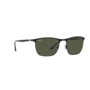 Klassieke Groene Lens Zonnebril Ray-Ban , Black , Unisex