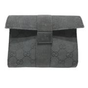 Pre-owned Canvas gucci-bags Gucci Vintage , Black , Dames