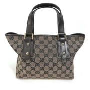 Pre-owned Canvas gucci-bags Gucci Vintage , Brown , Dames