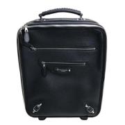 Pre-owned Leather travel-bags Balenciaga Vintage , Black , Dames