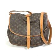 Pre-owned Canvas louis-vuitton-bags Louis Vuitton Vintage , Brown , Da...