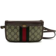 Pre-owned Canvas gucci-bags Gucci Vintage , Brown , Dames