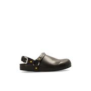 Studded Slides Stella McCartney , Black , Dames