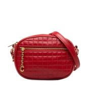 Pre-owned Leather crossbody-bags Celine Vintage , Red , Dames