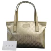 Pre-owned Canvas gucci-bags Gucci Vintage , Yellow , Dames