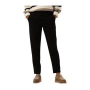 Zwarte Slim Pant voor Vrouwen Object , Black , Dames