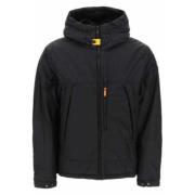 Lichtgewicht Gestikte Hoodie Jacket Parajumpers , Black , Heren